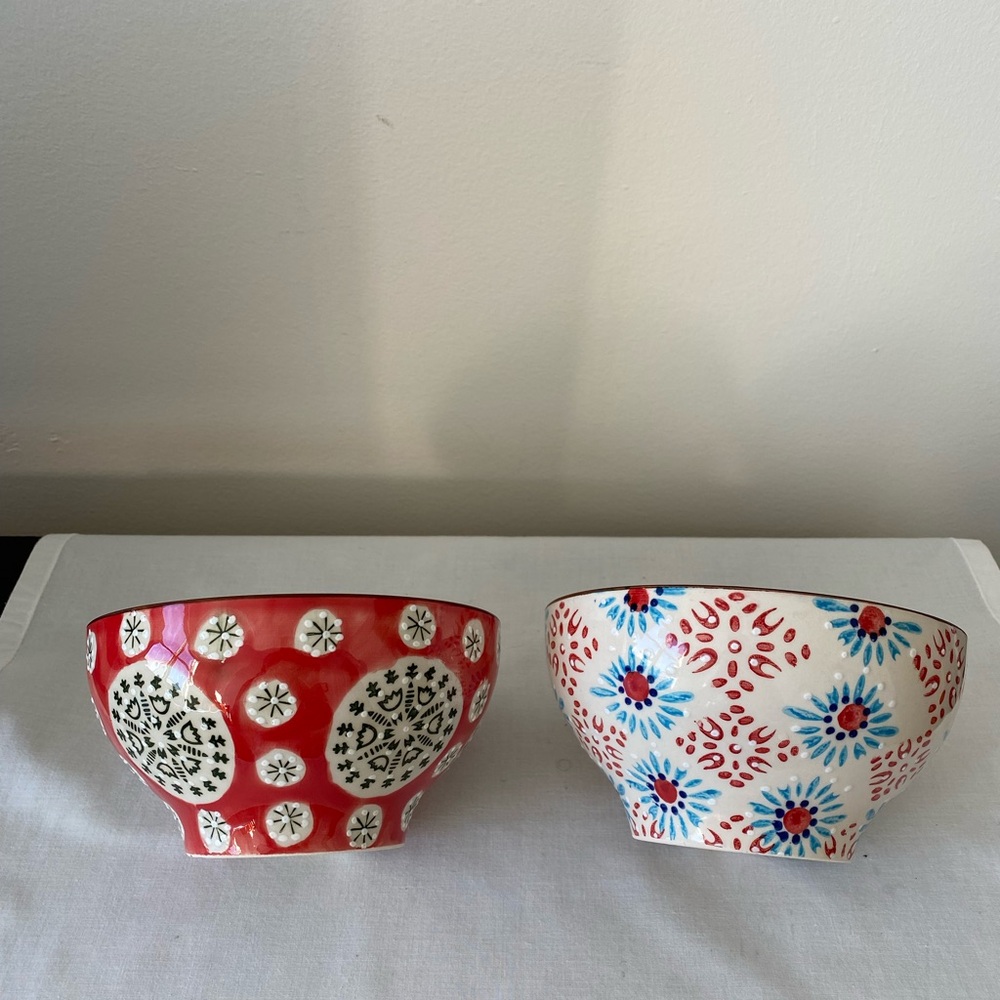 Handpainted Bowls Set (2 pieces)